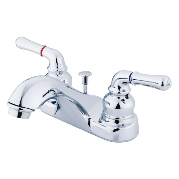 4" Centerset Bathroom Faucet, Polished Chrome